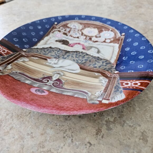 1981 Haviland Limoges Christmas Plate A Visit From Saint Nicholas 2nd in series - Picture 6 of 10